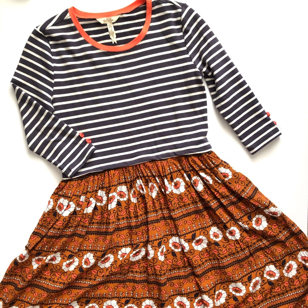 Matilda Jane Clothing Winsome Striped Floral Dress